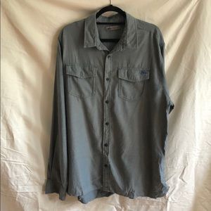REI blue button up